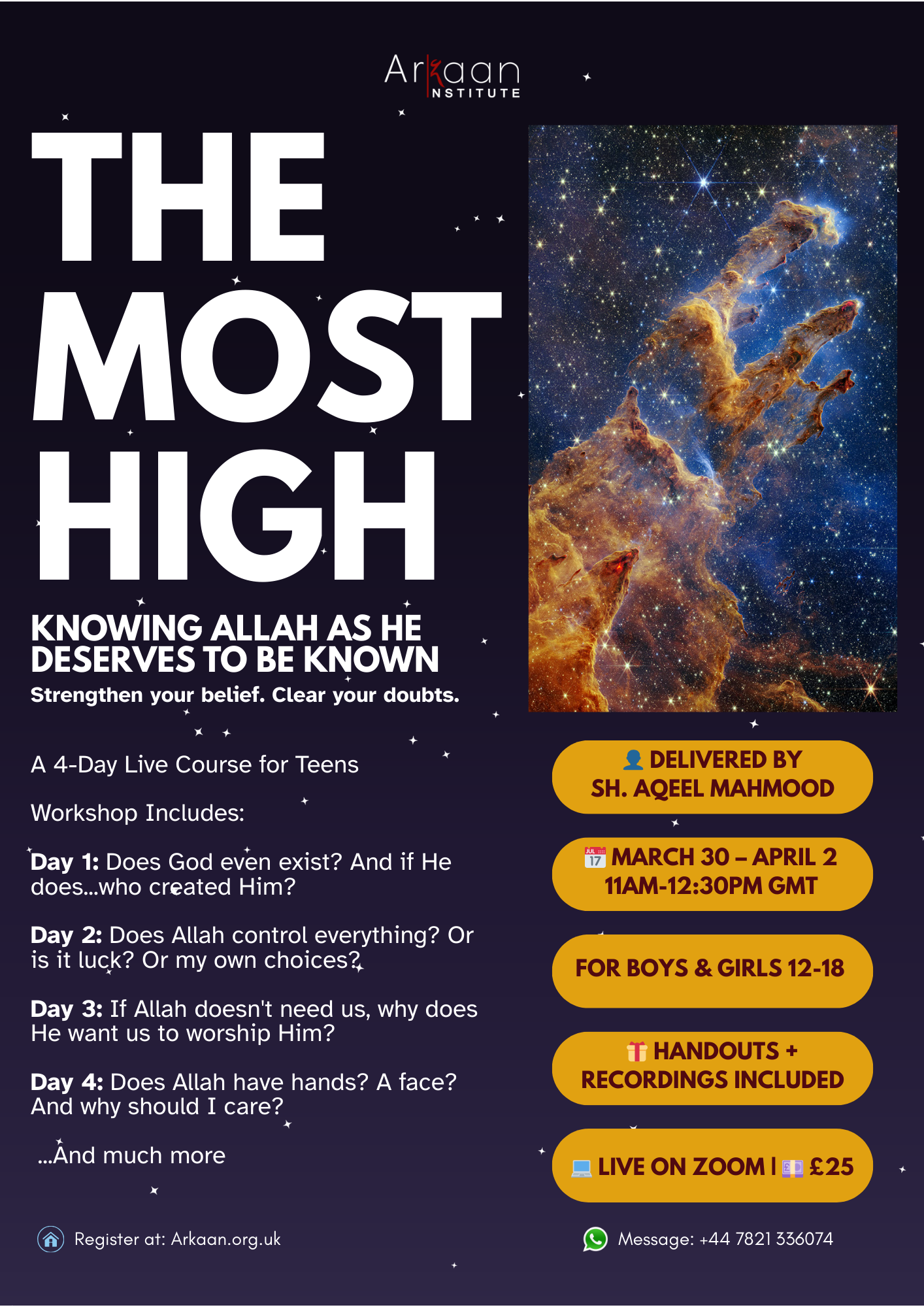 The Most High – Knowing Allah as He Deserves to be Known