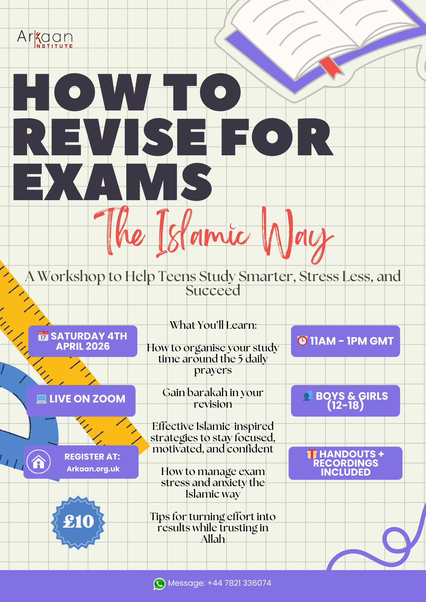 How to Revise for Exams – The Islamic Way